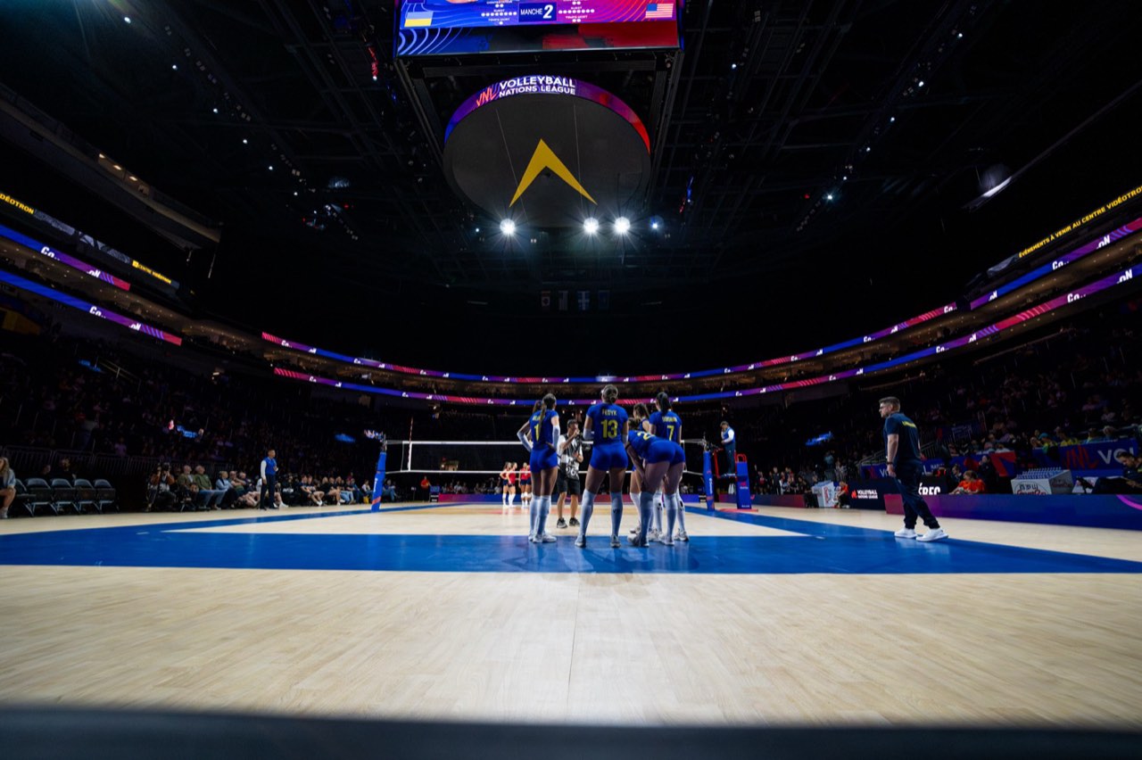 Couverture d'aréna — Ligue des Nations de Volleyball, par Ilyazz.media